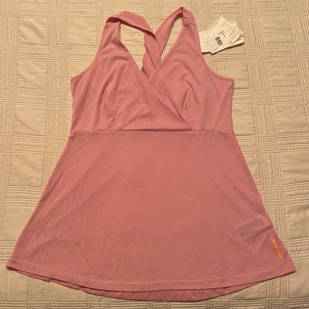Candy cane striped Reebok tank